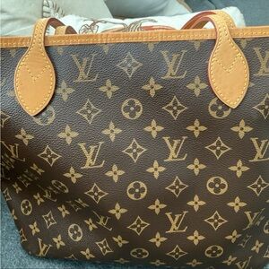 Louis Vuitton Classic Neverfull Monogram Brown Tote